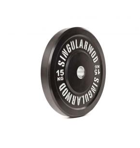 Singular WOD Bumper Training zwart Olympische schijf (Gewicht: 15kg)