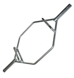 Body-Solid Olympische Shrug Bar met Verhoogde Handgrepen