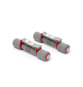Reebok Softgrip Grijs/Rood Dumbbells