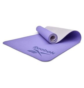 Reebok Dubbelzijdig Yoga Mat - 6mm (Kleur: Paars)