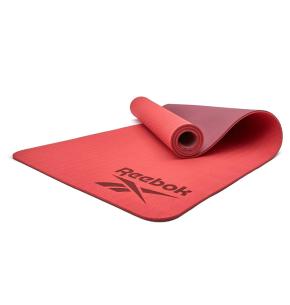Reebok Dubbelzijdig Yoga Mat - 6mm (Kleur: Rood)
