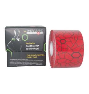Theraband Kinesiologie Spierband 5cmx5m Standaard (Kleur: Rood)