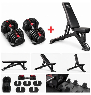 COPY COPY: ION fitness Verstelbare Dumbbells 5-40 Kg (paar)