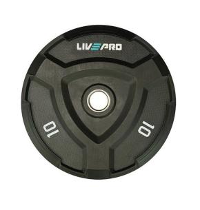 Disco olímpico Bumper LIVEPRO  (Peso: 10kg)