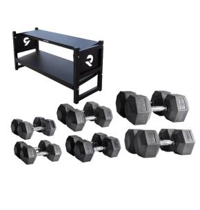 Ruster Pack Rek en Zeshoekige Halters 17,5 tot 30kg