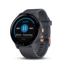 Garmin Vívoactive 3 Music Granietblauw met roségouden Garmin Vívoactive 3 Music Granietblauw met roségouden