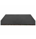 Doorlopende Rubbervloer 20 mm 100 x 100 cm Matzwart