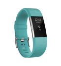 Fitbit Charge 2 Teal/Zilver Large Activity Tracker Fitbit Charge 2 Teal/Zilver Large Activity Tracker
